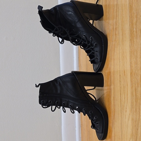 Ann Demeulemeester Lace Up Black Bernardina Sandals - Picture 3 of 6